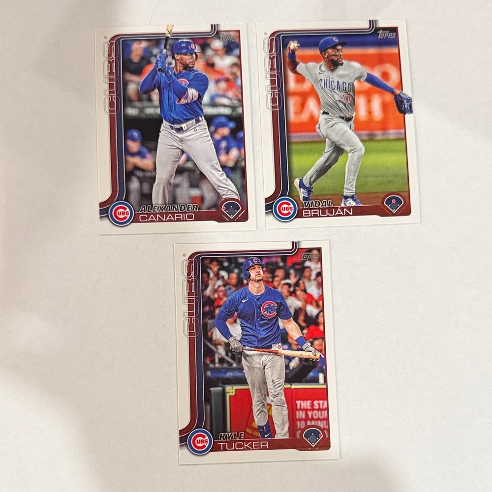Topps Chicago Cubs Player Cards - 2025